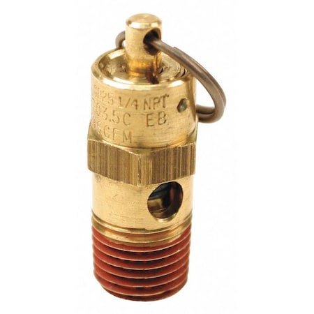 Air Safety Valve,3/8 In Inlet, 75 Psi