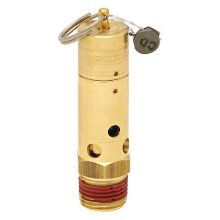 Air Safety Valve,1/2 In Inlet, 175 Psi