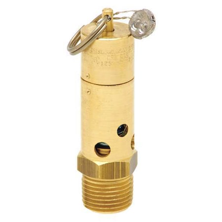 Air Safety Valve,1/2 In Inlet, 300 Psi