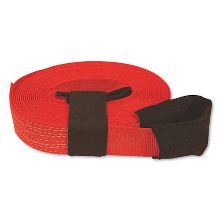 Tow Strap,3333 Lb. WLL,2 In. W,Red