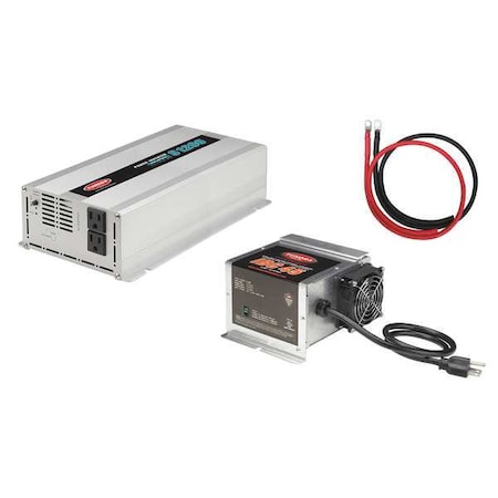 Automatic Battery Charger/Inverter, Charging, 45A,1200W
