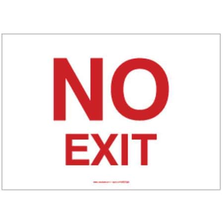 Exit Sign,No Exit,7X10