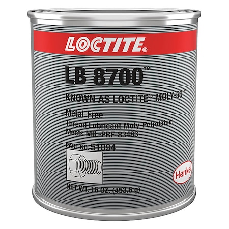 Anti-Seize,Molybdenum,16 Oz Can LB 8700(TM) Moly-50(TM)