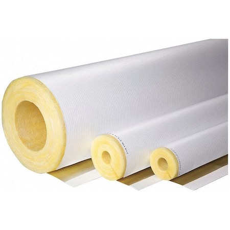 1 X 3 Ft. Pipe Insulation, 1/2 Wall