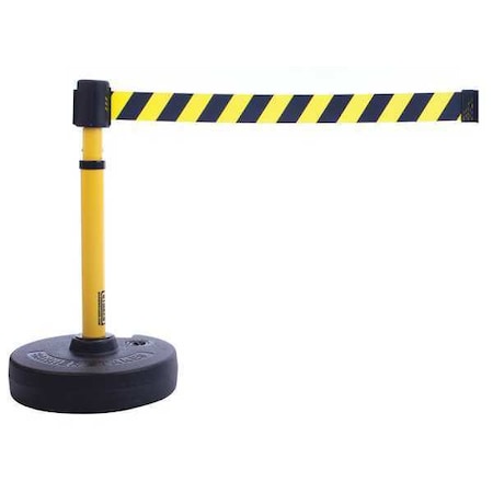 Barrier System,Yellow With Black Stripes