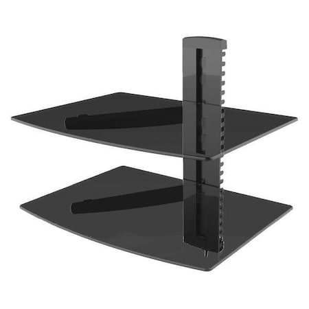 Fixed Wall Mount Equipment Shelf, For Use With TV Mounts