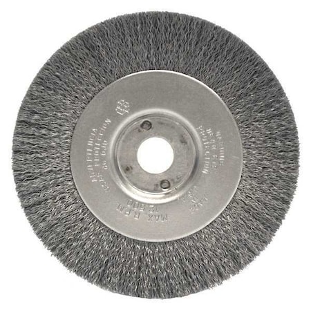 Wire Wheel Brush,Max. RPM 12,500,1/2in W