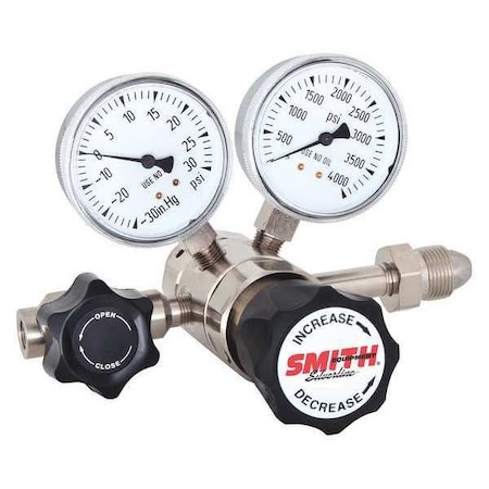 Specialty Gas Regulator, Two Stage, CGA-590, 0 To 50 Psi, Use With: Industrial Air