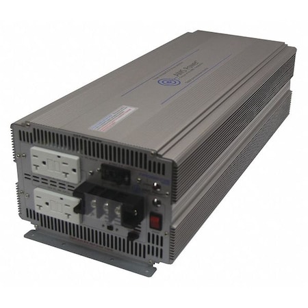 Inverter, Aluminum Case, Pure Sine Wave Form, 5000W Nominal Output, 120V AC Output Voltage