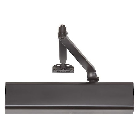 Manual Hydraulic Norton 210 Door Closer Heavy Duty Interior And Exterior, Dark Bronze