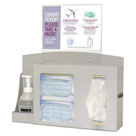 Respiratory Hygiene Station,20-35/64in.H