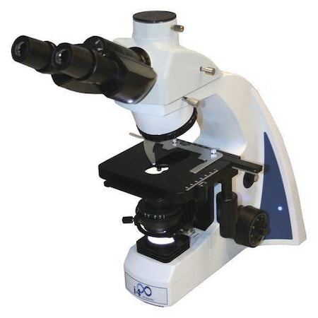 Trinocular Microscope,6-7/64 In. W,LED