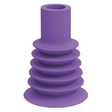 Suction Cup,Purple,20mm Dia.,28mm H,PK5