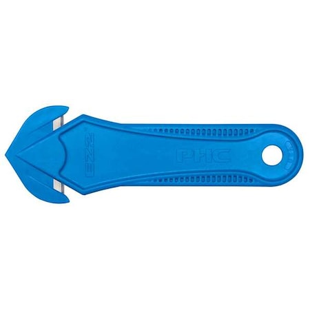 Safety Cutter, Fixed Blade, Enclosed, Plastic, 5 1/2 In L.