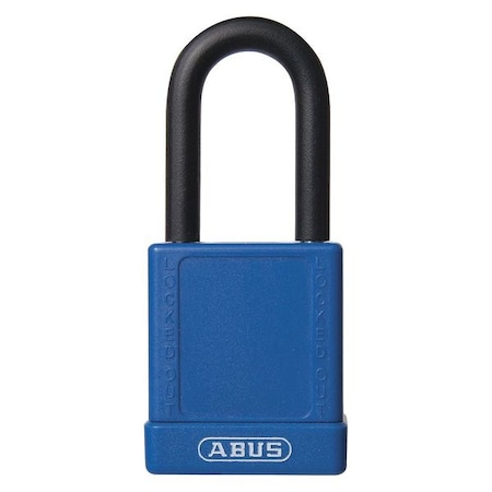 Lockout Padlock,KA,Blue,1-3/4H,PK6