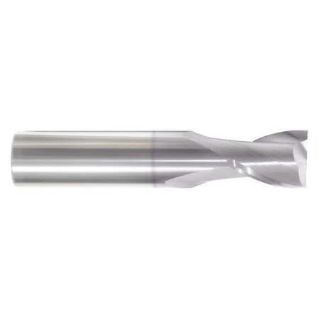 End Mill,7/16 In.2 Flutes,TiCN