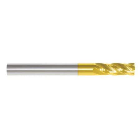 End Mill,1/2 In.,4 Flutes,TiN
