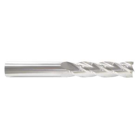End Mill,1 In.4 Flutes,Bright