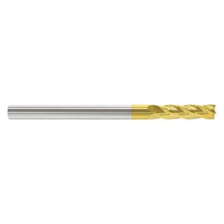 End Mill,1/2 In.4 Flutes,TiN