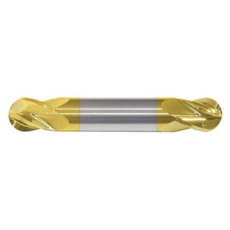 End Mill,1/4 In.4 Flutes,TiN
