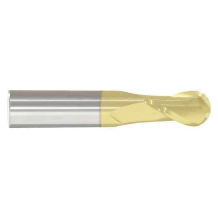 End Mill,7/32 In.2 Flutes,TiN
