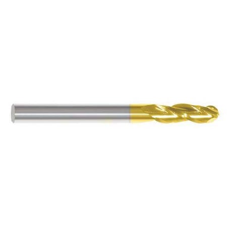 End Mill,1 In.3 Flutes,TiN