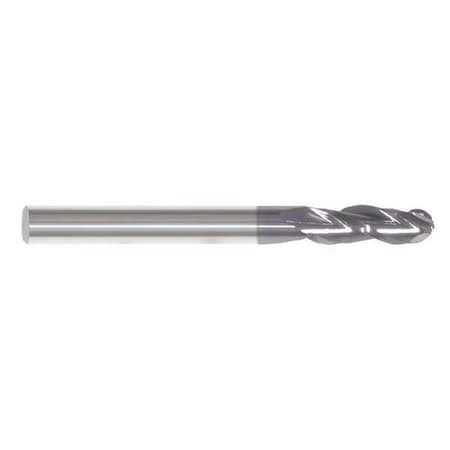 End Mill,1/4 In.3 Flutes,TiAlN