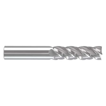 End Mill,5/8 In.4 Flutes,Bright