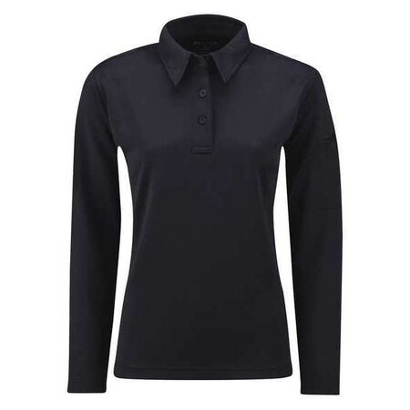 Long Sleeve Polo,L,LAPD Navy,Womens