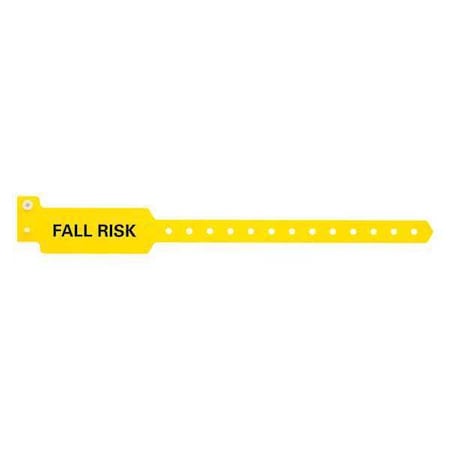 ID Wristband,10-1/4 In L,Fall Risk,PK500