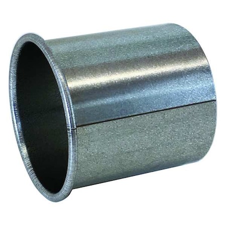 Round Machine Adapter, 4 In Duct Dia, 304 Stainless Steel, 22 GA, 4 In W, 4 L, 4 In H