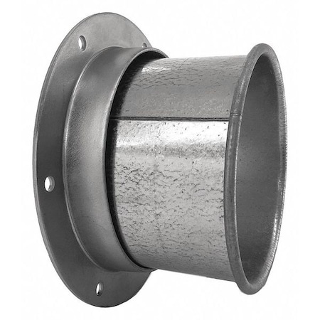 Round Angle Flange Adapter, 14 In Duct Dia, 304 Stainless Steel, 20 GA, 17 1/4 In W, 5 L