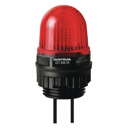 Warning Light,24VDC,Panel/Conduit Mount