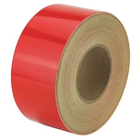 Reflective Marking Tape,Solid,Red,3 W