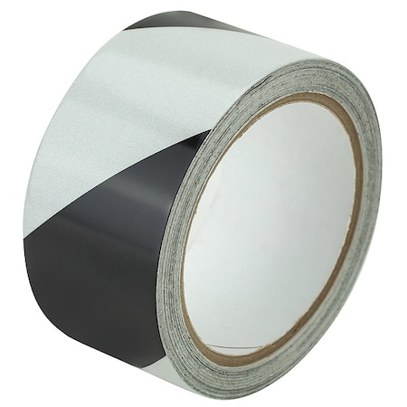 Marking Tape,Solid,Black/White,2 W