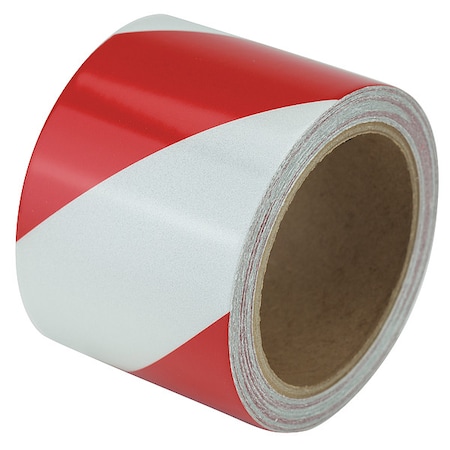 Marking Tape,Striped,Red/White,3 W