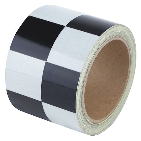 Marking Tape,Checkered,Black/White,3 W