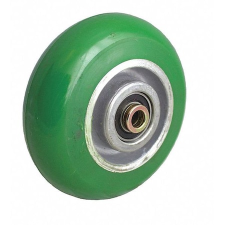 Caster Wheel,1500 Lb. Load,Green Wheel