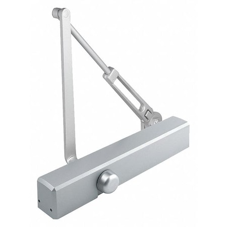 Manual Hydraulic Stanley QDC 200 Door Closer Heavy Duty Interior And Exterior, Silver