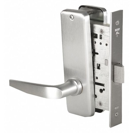 Mortise Lockset,40H Style,2-3/4 Backset