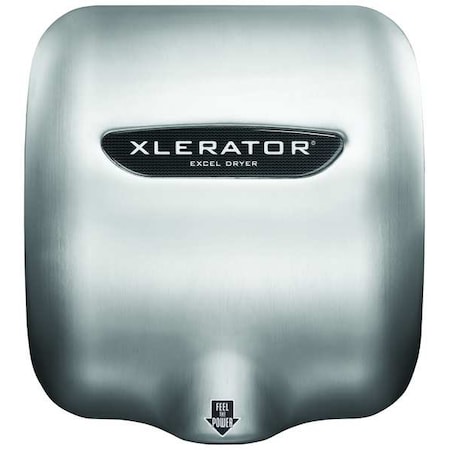 Brushed, No ADA, 208 To 277 VAC, Automatic Hand Dryer