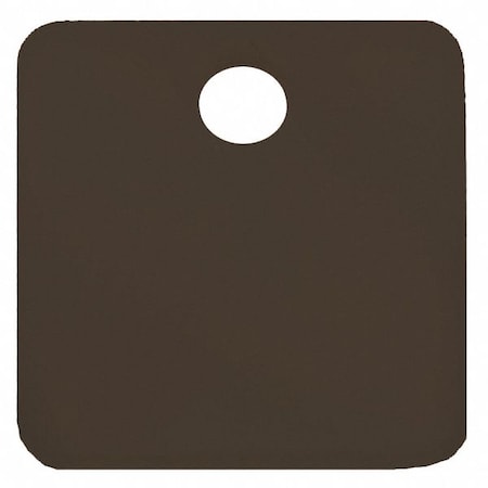 Tag,Anodized Al,Blk,1-1/2Hx1-1/2W,PK25