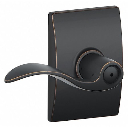 Lever Lockset,Antique Bronze,Privacy