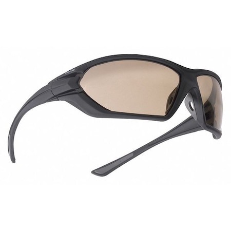Ballistic Safety Glasses, Wraparound Twilight Polycarbonate Lens, Anti-Fog, Scratch-Resistant
