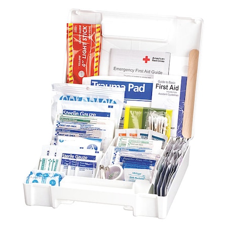 Bulk First Aid Kit, Plastic, 10 Person