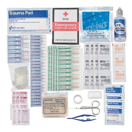 Bulk First Aid Kit Refill, Cardboard, 25 Person