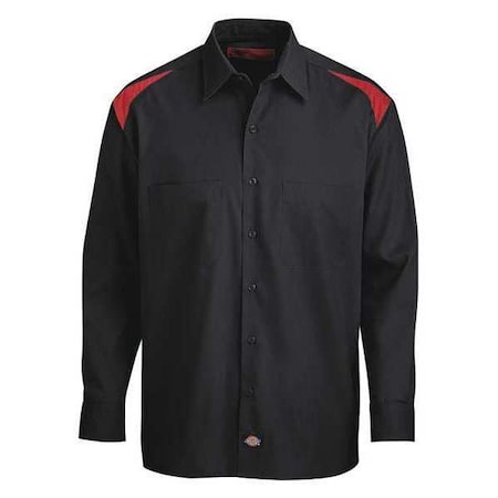 Long Slve Shirt,Blk English Red,3XL Tall