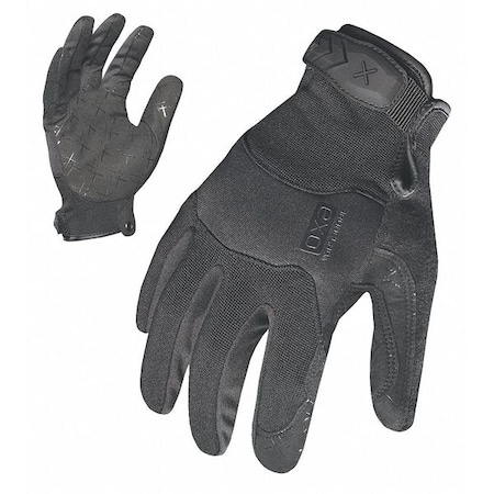 Mechanics Gloves, L, Black, Single Layer And Seamless, Spandex/Neoprene