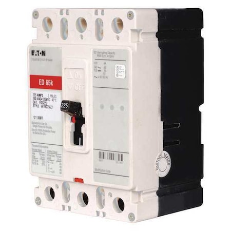 Molded Case Circuit Breaker, 150 A, 240V AC, 3 Pole, Free Standing Mounting Style, ED Series