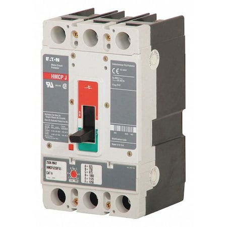 Molded Case Circuit Breaker, 150 A, 600V AC, 3 Pole, Free Standing Mounting Style, HMCP Series